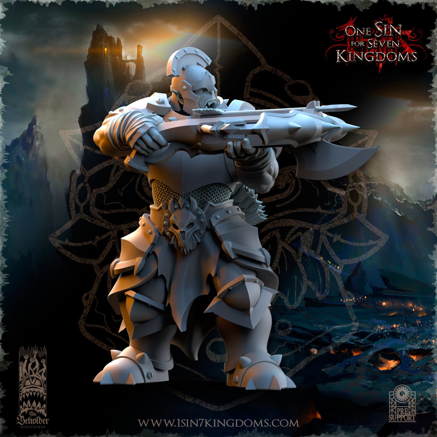 EE - Ohru Tree Shepherd - MULTI – ELFES À FEUILLES PERSISTANTES - Fantasy – The Beholder Miniatures 25-04