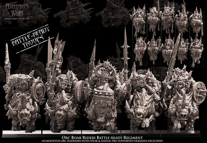 ORC - Orc Boar riders regiment - BR - ORCS - Fantasy – Avatars of War