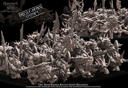 ORC - Orc Boar riders regiment - BR - ORCS - Fantasy – Avatars of War