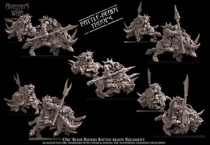 ORC - Orc Boar riders regiment - BR - ORCS - Fantasy – Avatars of War