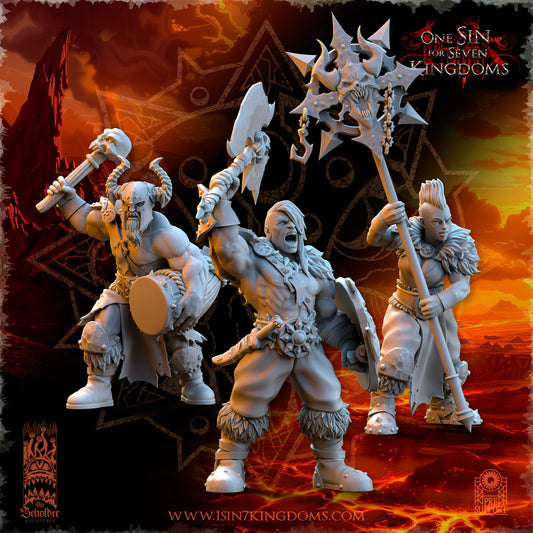 EE - Ohru Tree Shepherd - MULTI – ELFES À FEUILLES PERSISTANTES - Fantasy – The Beholder Miniatures 25-04