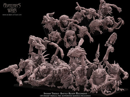 ORC - Orques de Fer avec un régiment d'armes puissantes - BR - ORCS - Fantasy – Avatars de Guerre
