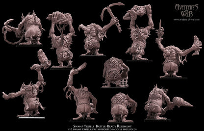 ORC - Orques de Fer avec un régiment d'armes puissantes - BR - ORCS - Fantasy – Avatars de Guerre