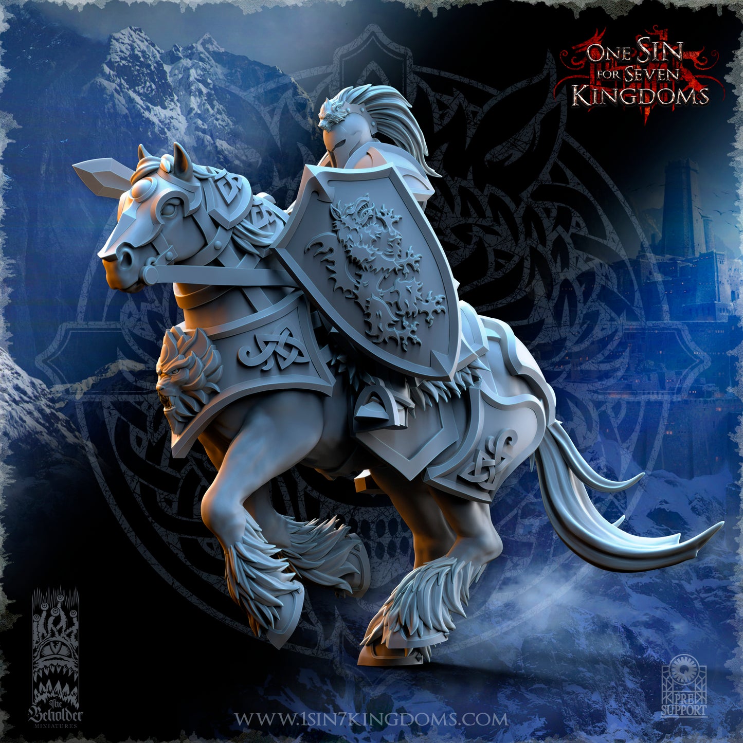 EE - Ohru Tree Shepherd - MULTI – ELFES À FEUILLES PERSISTANTES - Fantasy – The Beholder Miniatures 25-04