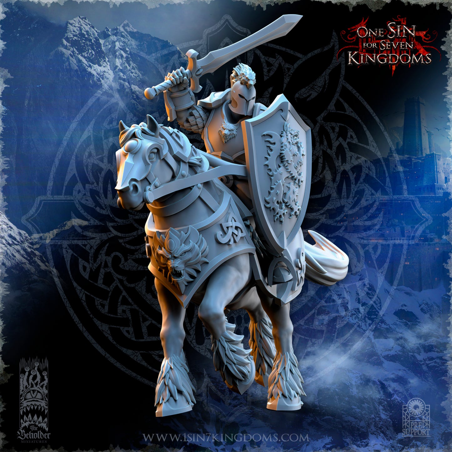 EE - Ohru Tree Shepherd - MULTI – ELFES À FEUILLES PERSISTANTES - Fantasy – The Beholder Miniatures 25-04