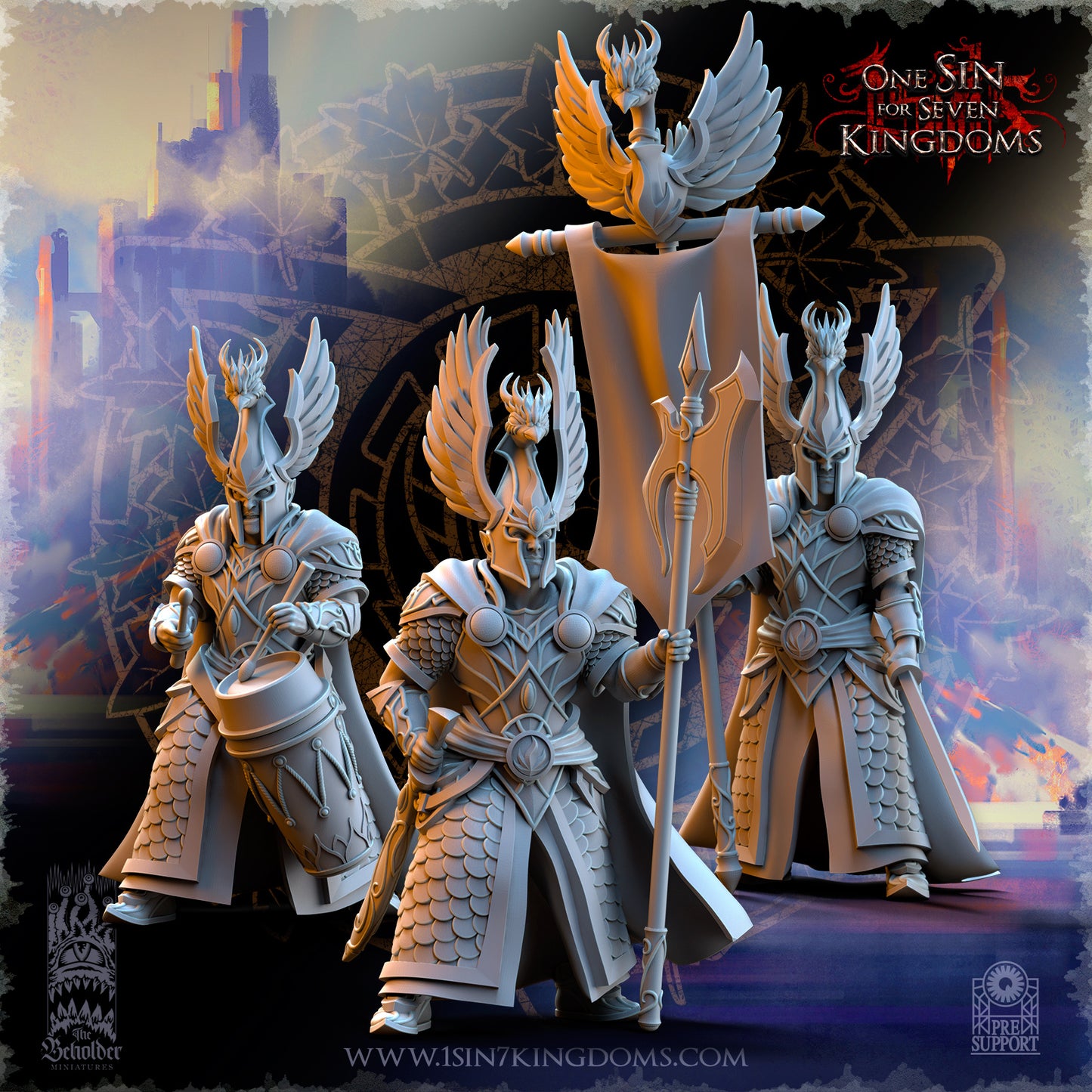DK - Ingénieurs de guerre - BR – ROYAUME DES NAINS - Fantasy – The Beholder Miniatures 25-05 Nouveau