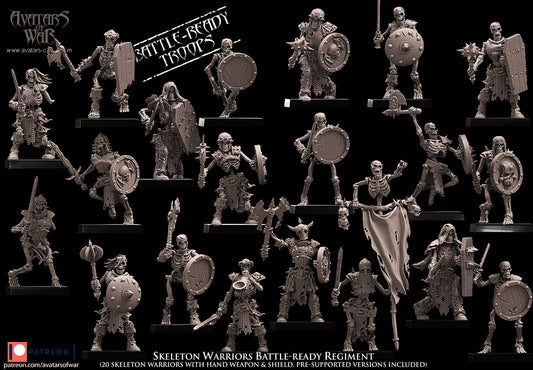 ORC - Orques de Fer avec un régiment d'armes puissantes - BR - ORCS - Fantasy – Avatars de Guerre