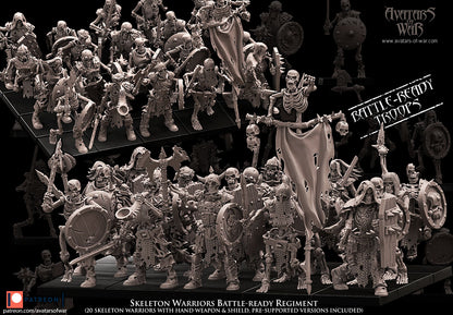ORC - Orques de Fer avec un régiment d'armes puissantes - BR - ORCS - Fantasy – Avatars de Guerre