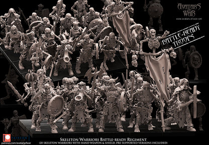 ORC - Orques de Fer avec un régiment d'armes puissantes - BR - ORCS - Fantasy – Avatars de Guerre
