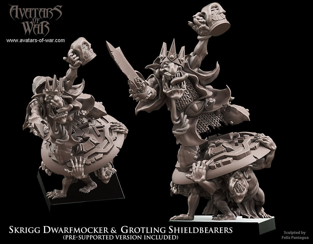 ORC - Orques de Fer avec un régiment d'armes puissantes - BR - ORCS - Fantasy – Avatars de Guerre