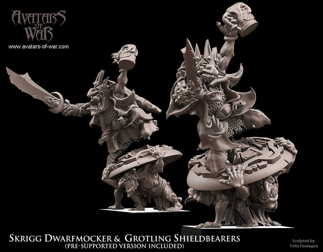ORC - Orques de Fer avec un régiment d'armes puissantes - BR - ORCS - Fantasy – Avatars de Guerre