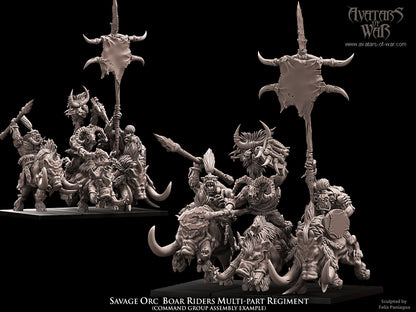 ORC - Orques de Fer avec régiment d'armes et de boucliers - BR - ORCS - Fantasy – Avatars de Guerre