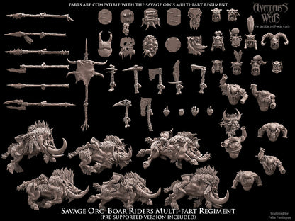 ORC - Orques de Fer avec régiment d'armes et de boucliers - BR - ORCS - Fantasy – Avatars de Guerre