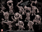 ORC - Orques de Fer avec un régiment d'armes puissantes - BR - ORCS - Fantasy – Avatars de Guerre