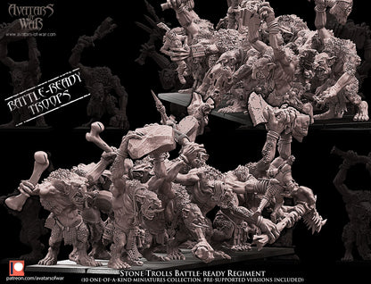 ORC - Orques de Fer avec un régiment d'armes puissantes - BR - ORCS - Fantasy – Avatars de Guerre