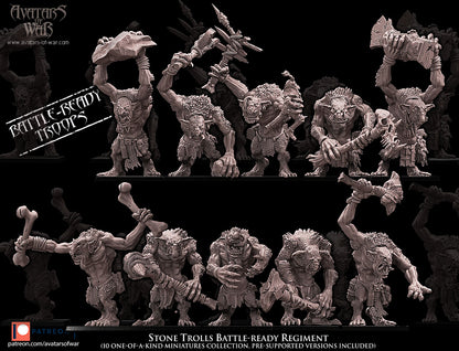 ORC - Orques de Fer avec un régiment d'armes puissantes - BR - ORCS - Fantasy – Avatars de Guerre