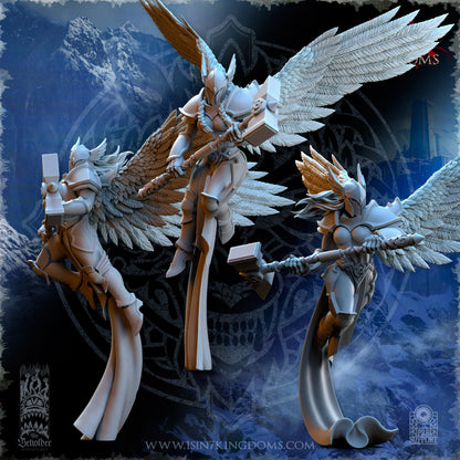 EE - Ohru Tree Shepherd - MULTI – ELFES À FEUILLES PERSISTANTES - Fantasy – The Beholder Miniatures 25-04