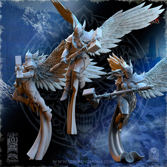 EE - Ohru Tree Shepherd - MULTI – ELFES À FEUILLES PERSISTANTES - Fantasy – The Beholder Miniatures 25-04