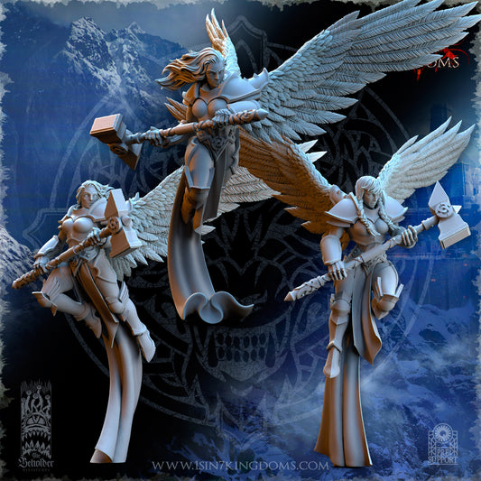 EE - Ohru Tree Shepherd - MULTI – ELFES À FEUILLES PERSISTANTES - Fantasy – The Beholder Miniatures 25-04