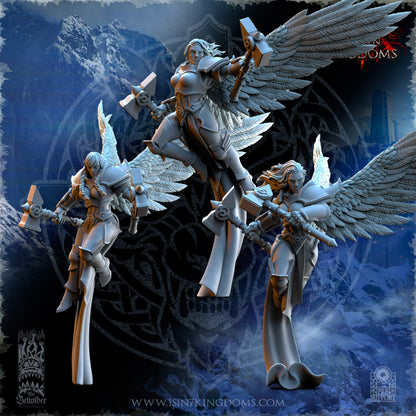 EE - Ohru Tree Shepherd - MULTI – ELFES À FEUILLES PERSISTANTES - Fantasy – The Beholder Miniatures 25-04