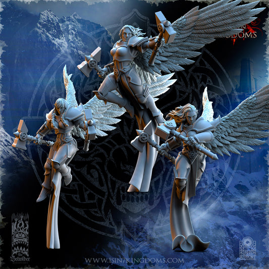EE - Ohru Tree Shepherd - MULTI – ELFES À FEUILLES PERSISTANTES - Fantasy – The Beholder Miniatures 25-04