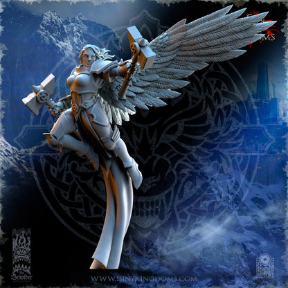 EE - Ohru Tree Shepherd - MULTI – ELFES À FEUILLES PERSISTANTES - Fantasy – The Beholder Miniatures 25-04