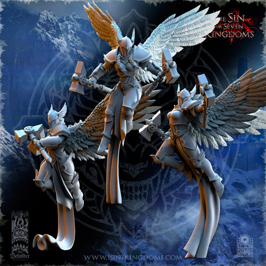 EE - Ohru Tree Shepherd - MULTI – ELFES À FEUILLES PERSISTANTES - Fantasy – The Beholder Miniatures 25-04