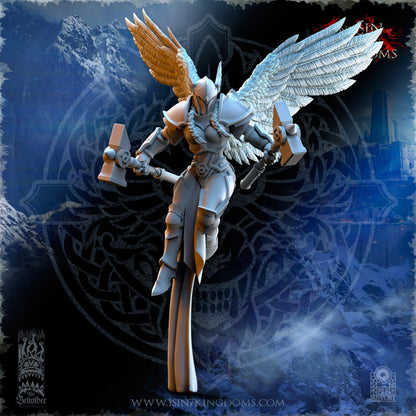 EE - Ohru Tree Shepherd - MULTI – ELFES À FEUILLES PERSISTANTES - Fantasy – The Beholder Miniatures 25-04