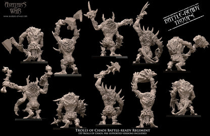 ORC - Orques de Fer avec un régiment d'armes puissantes - BR - ORCS - Fantasy – Avatars de Guerre