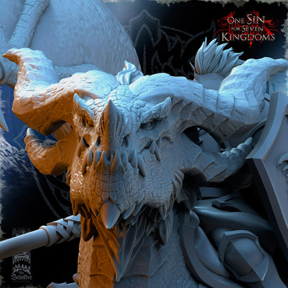 EE - Ohru Tree Shepherd - MULTI – ELFES À FEUILLES PERSISTANTES - Fantasy – The Beholder Miniatures 25-04