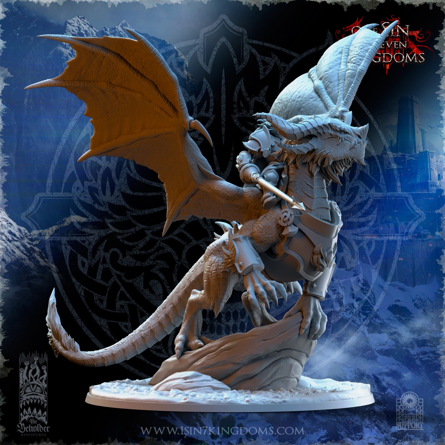 EE - Ohru Tree Shepherd - MULTI – ELFES À FEUILLES PERSISTANTES - Fantasy – The Beholder Miniatures 25-04