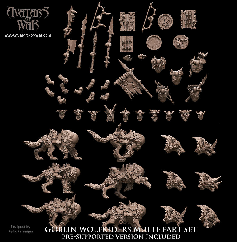 ORC - Orques de Fer avec un régiment d'armes puissantes - BR - ORCS - Fantasy – Avatars de Guerre